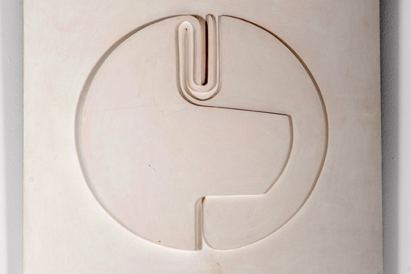 4-Precolombian-coin-relief-on-wood-41.5-x-41.5-cm-1962